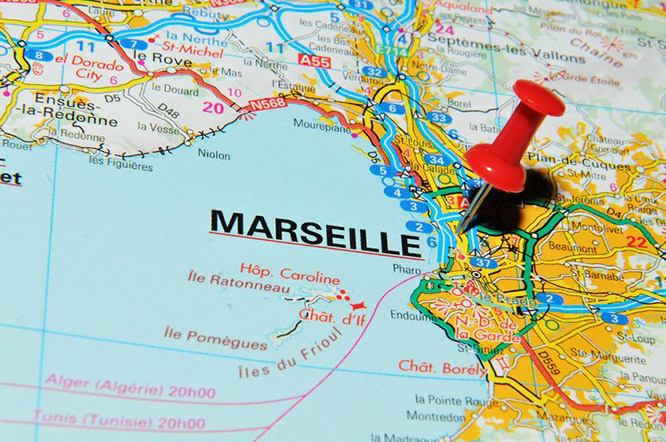 Map of Marseille