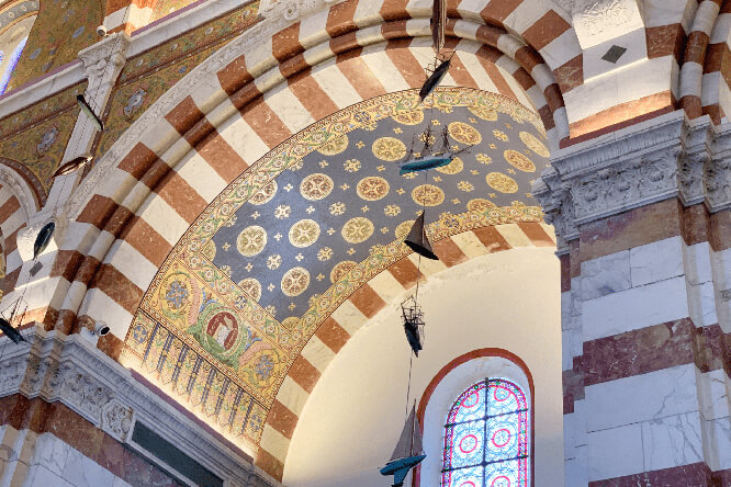 Inside Notre Dame Marseille