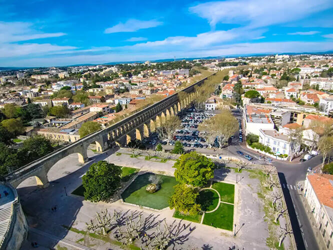 Aerial view of Port Camargue