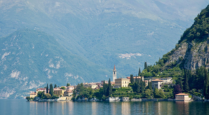 Village of Varenna on Lake Como