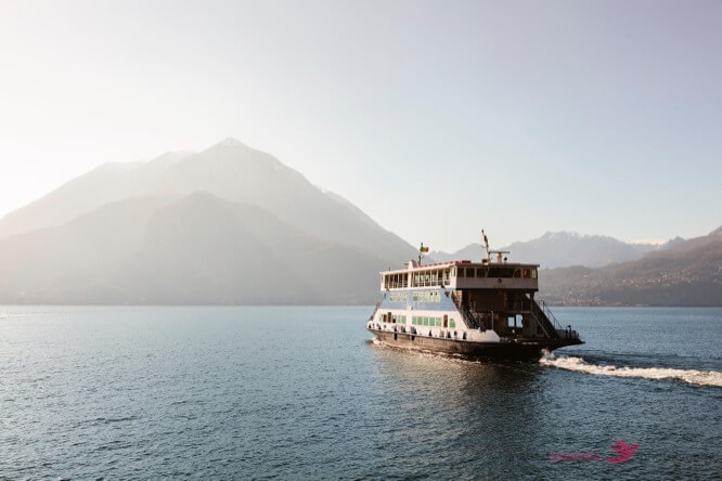 Ferry boat near Bellagio town