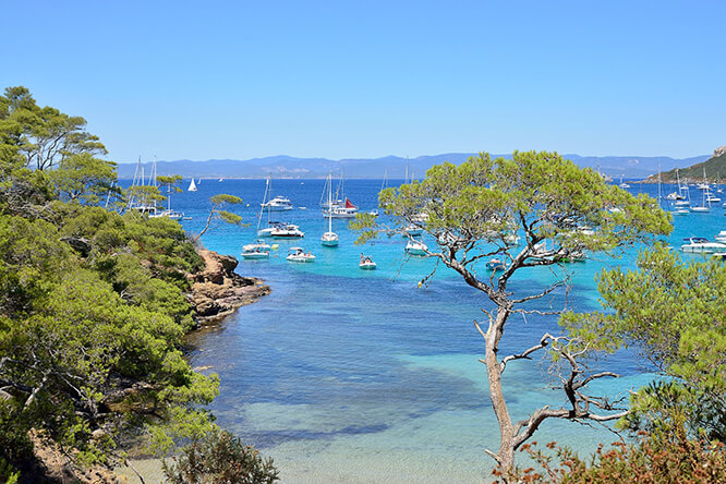 Yachting in Porquerolles