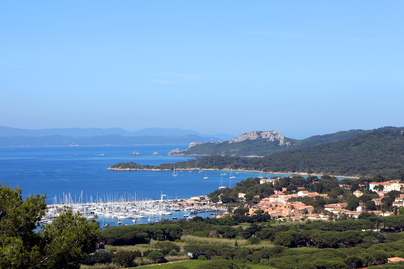View on the island of Porquerolles