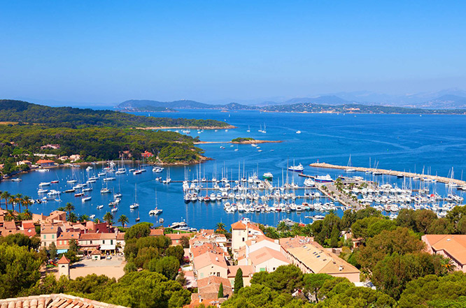 The port of Porquerolles