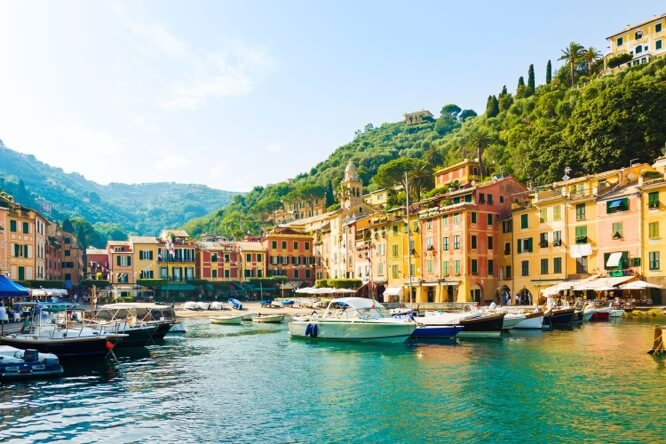 Old marina in Portofino