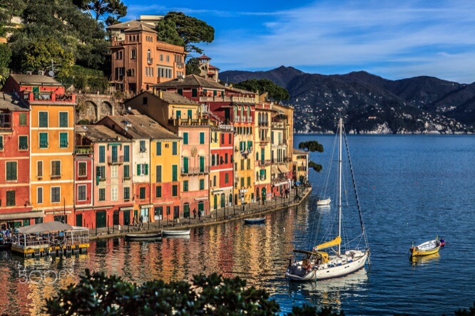 Classic landscape in Portofino