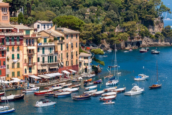 Classic landscape in Portofino