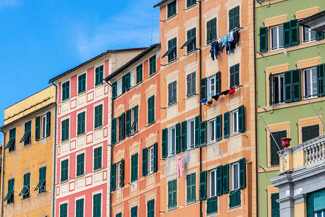 Camogli beach