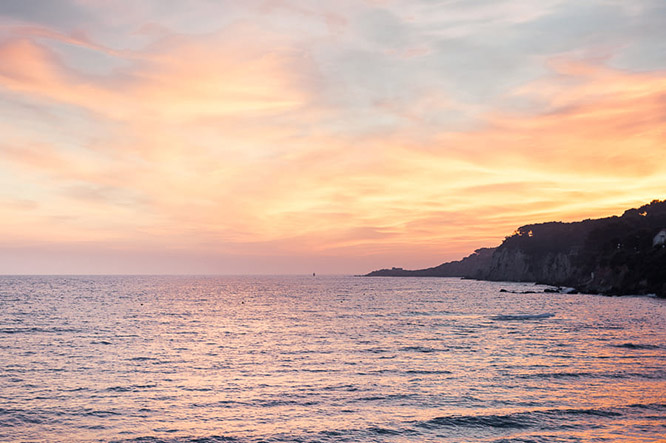 Sunset in Sanary sur Mer