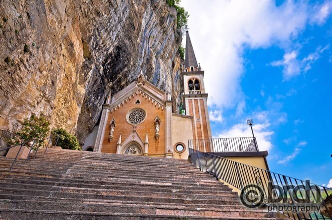 Madonna della Corona church on the rock