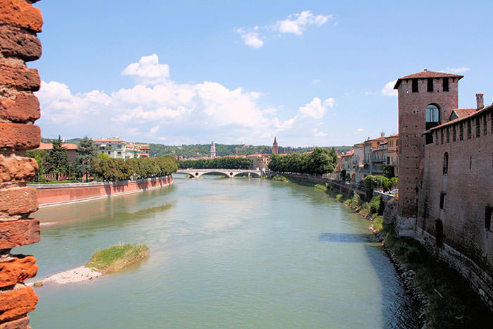 View on the Adige river