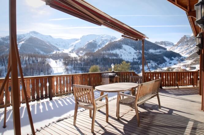 View on the slopes of Auron