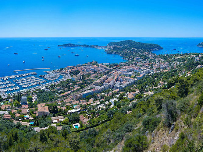 Port of Beaulieu sur Mer and St-Jean-Cap-Ferrat peninsula French Riviera