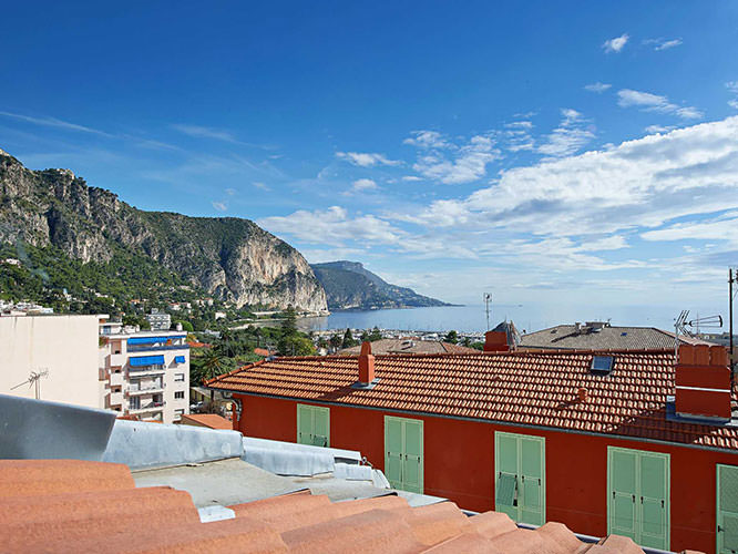 Beaulieu-sur-mer roofs French Riviera