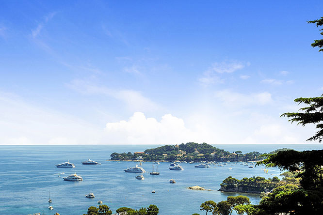 View of St Jean Cap Ferrat