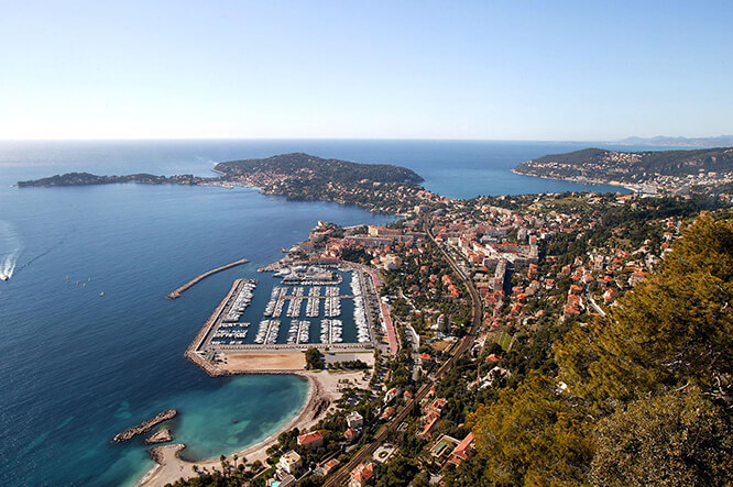Aerial view of Beaulieu-sur-Mer