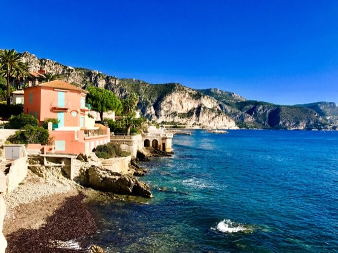 David Niven’s house as seen from Villa Grecque Kerylos