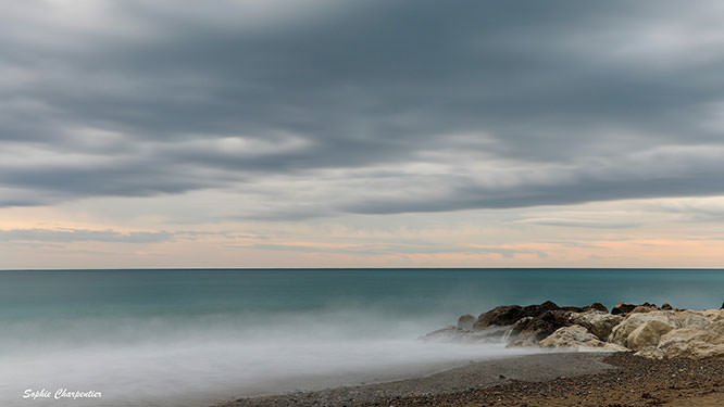 Beach in Cagnes sur Mer