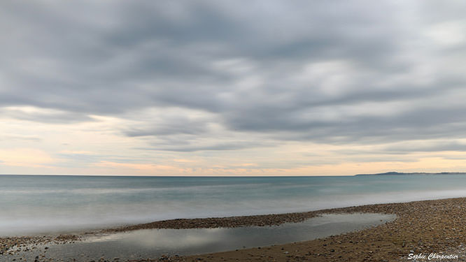 Beach in Cagnes sur Mer