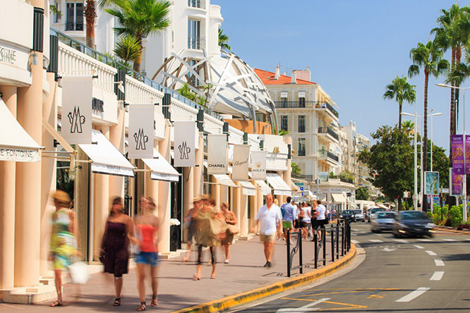 La Croisette Cannes French Riviera