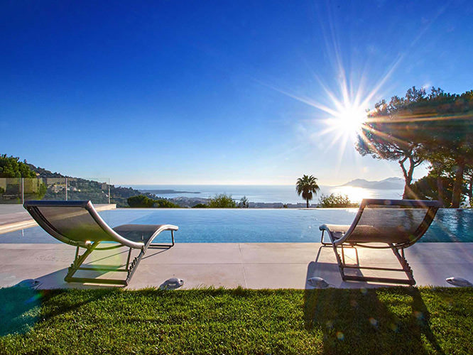 Sea view in Cannes French Riviera