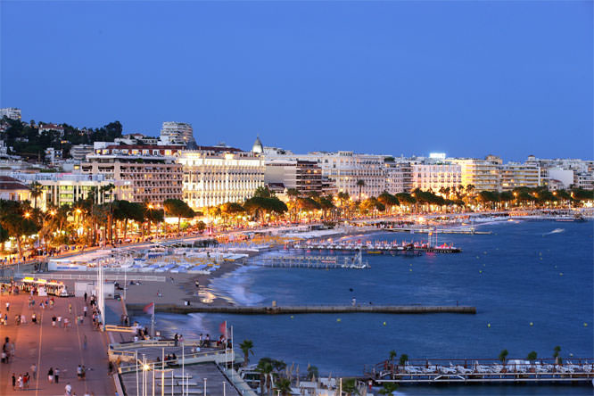 Cannes and la Croisette French Riviera
