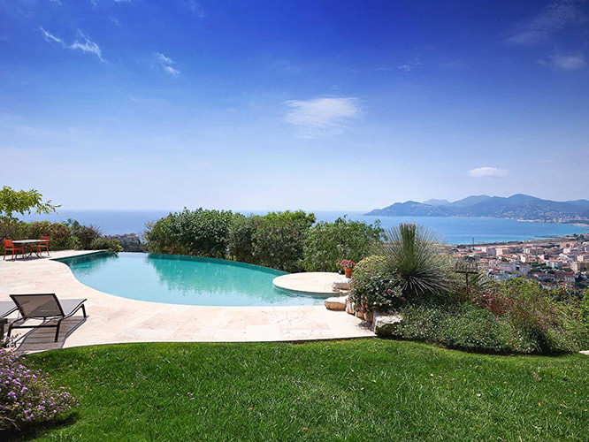 Nice view of Cannes French Riviera