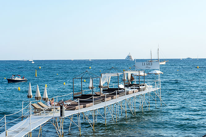 La Gold plage of Cannes