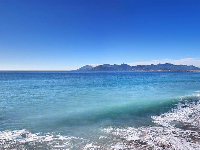 Esterel area view from Cannes