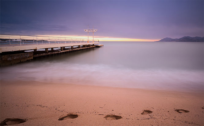 Pier of the Carlton Hotel in Cannes