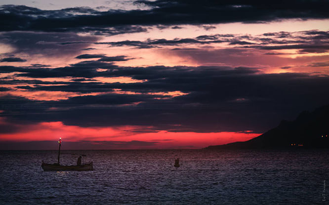 Fishing boat in Cannes