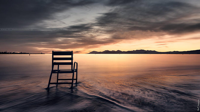 Sunset in Cannes
