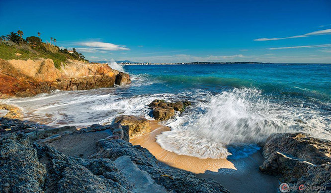 Beach in Cannes