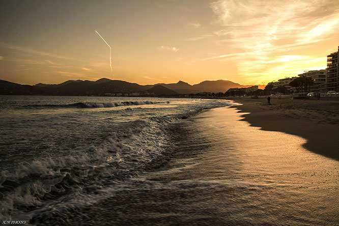 Cannes sunset