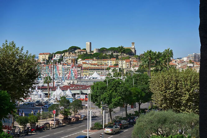 View on le Suquet French Riviera