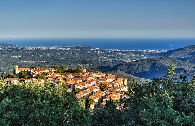 View of Cannes from Cabris French Riviera