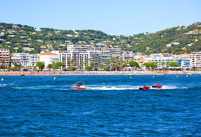 Cannes skyline