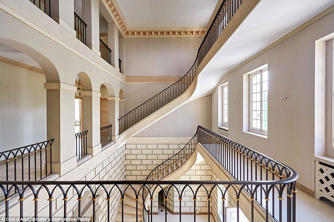 Inside Castle of la Croix des Gardes French Riviera