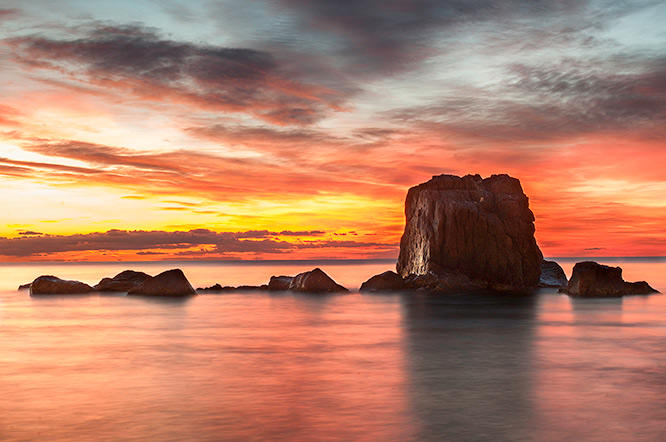 Monument valley under water Cannes French Riviera