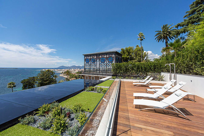 Terrasse in Cannes French Riviera