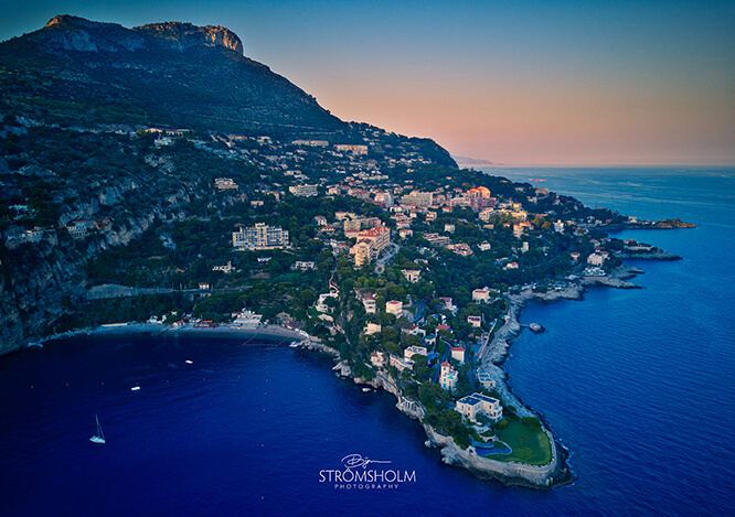 Cap d'Ail aerial view