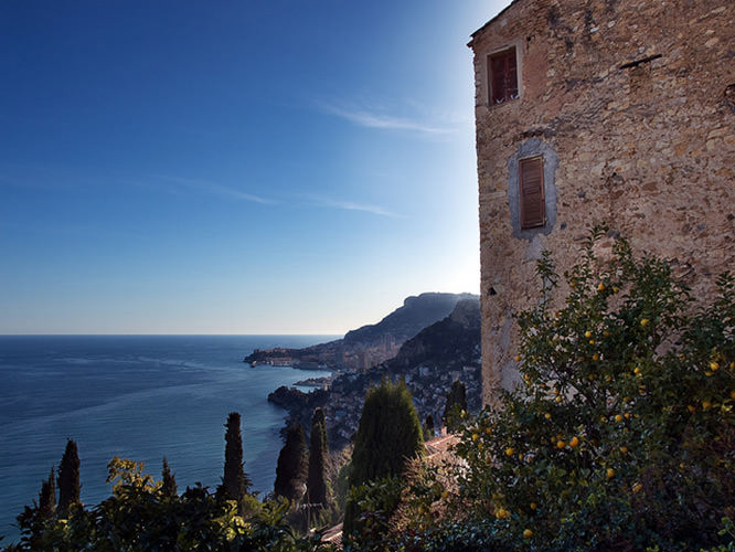 Monaco from the village of Roquebrune