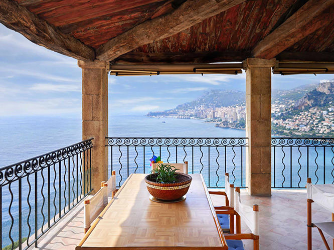 Nice view of Monaco from Roquebrune Cap Martin