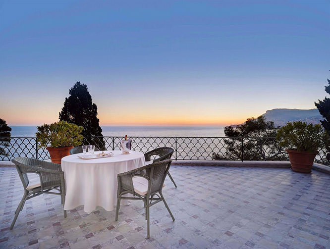 Sunset in Roquebrune Cap Martin