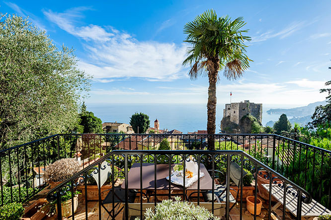 View of Roquebrune-Cap-Martin