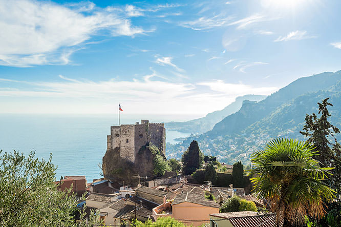 View of Roquebrune-Cap-Martin