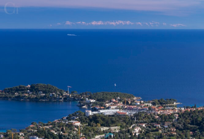 La Corse depuis Cap Ferrat
