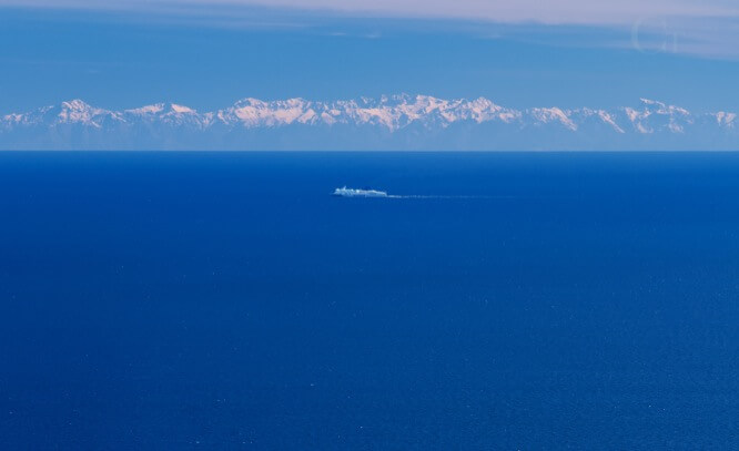 La Corse depuis Cap Ferrat