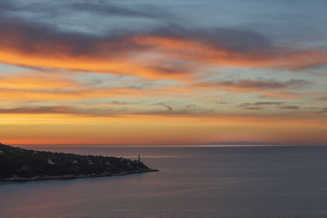 Amazing view of Corsica and St Jean Cap Ferrat