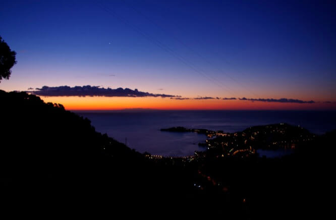 La Corse depuis la Grande Corniche